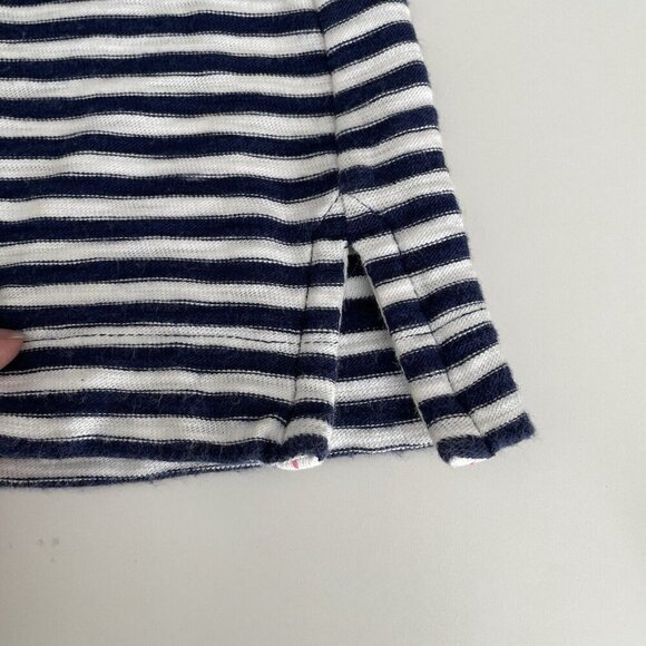 Vineyard Vines Nautical T-Shirt Dress White Navy Blue Stripe Size XXS Preppy - Picture 6 of 9